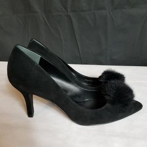 Black Suede Pumps